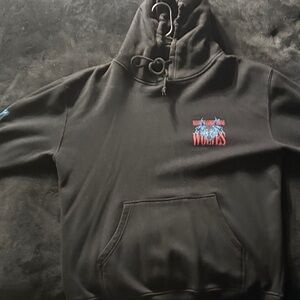 Black Graphic Hoodie